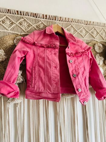 Veste en jean rose Tommy Hilfiger 8 ans