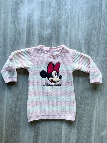 Robe pull Minnie bébé fille taille 6-9 mois