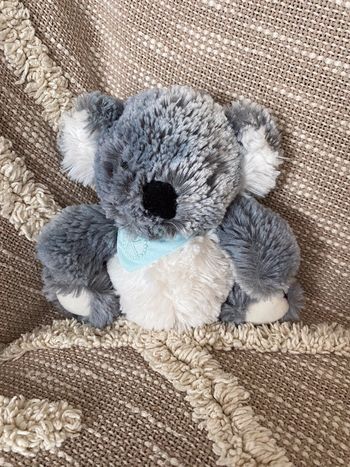 Peluche doudou 16cm kaloo koala gris blanc et bleu parfait état