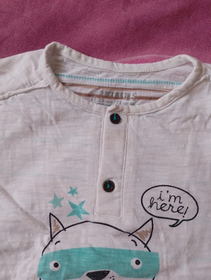 #manu_7896garcon2ans t shirt manches courtes - photo numéro 2