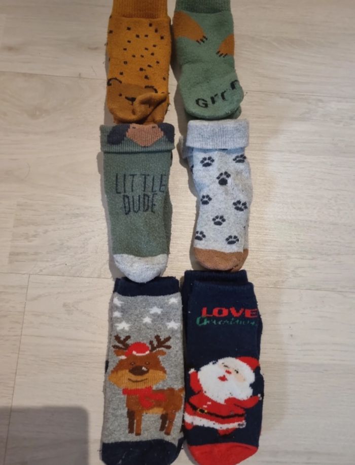 Lot 6 chaussettes 17-18
