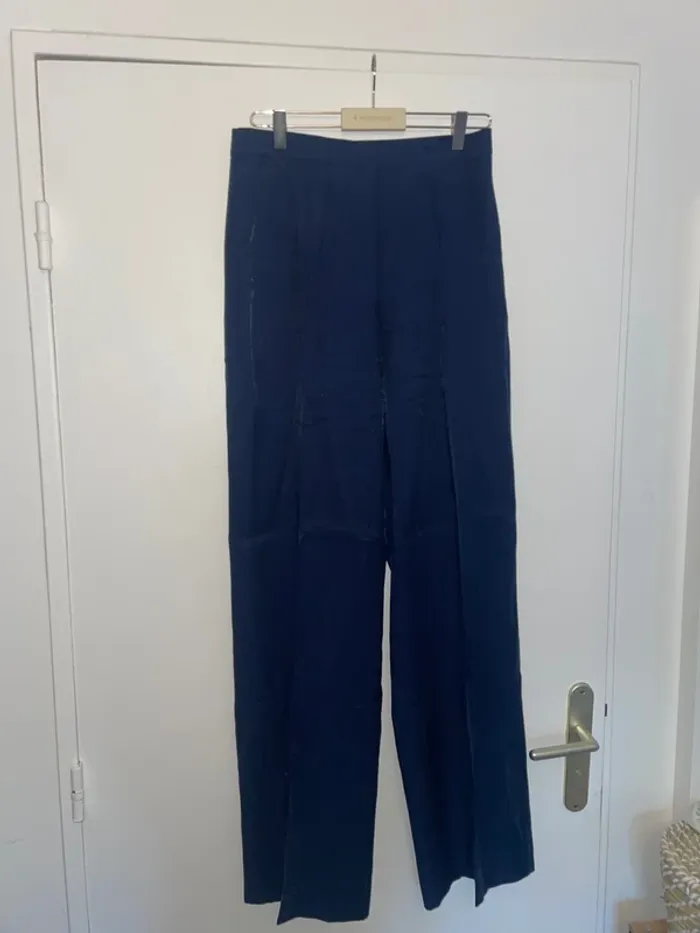 Pantalon marine Mango 38