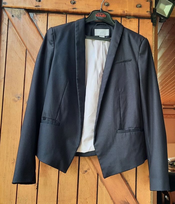 Blazer noir H et M, femme, taille 36 - photo numéro 1