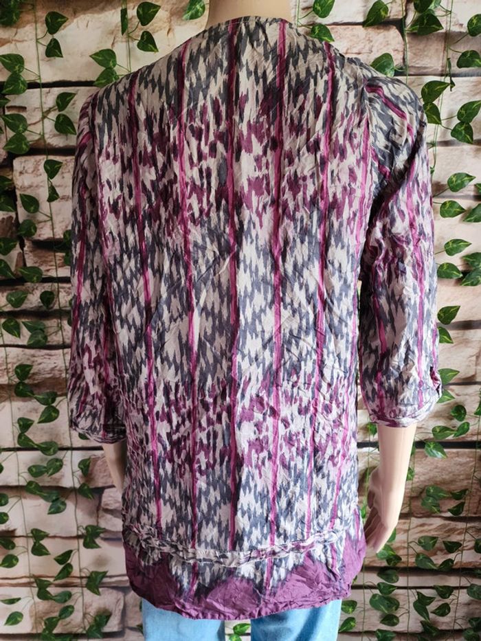 🌸Blouse 100% soie Sud Express Taille 40🌸 - photo numéro 5