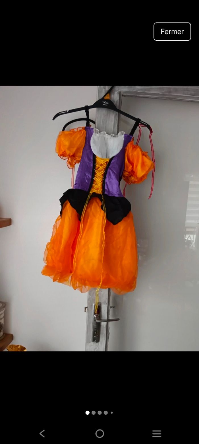 Robe d'halloween avec serre terre - photo numéro 2