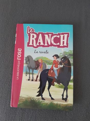 Livre Le Ranch 🌺La rivale💜 La bibliothèque rose