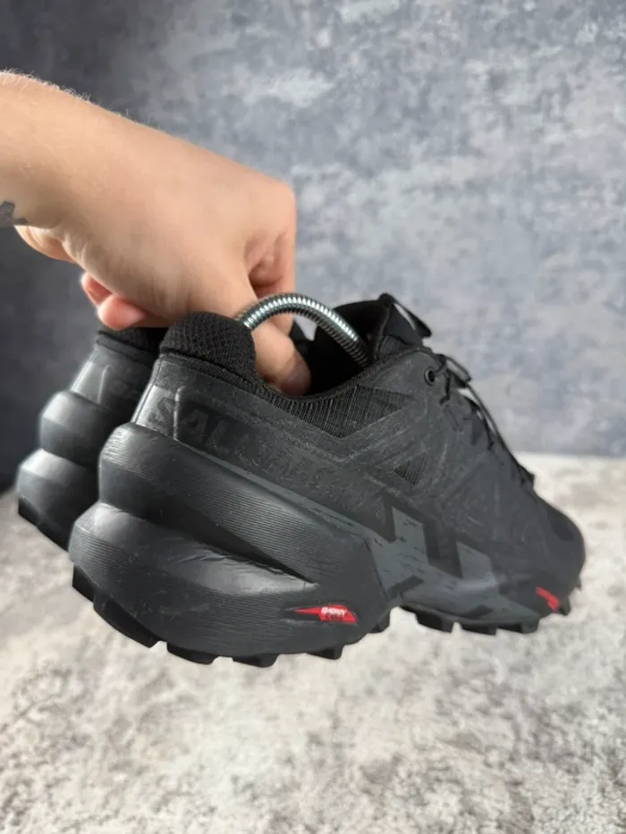 Salomon SpeedCross 6 - Trekking Shoes - Triple Black - photo numéro 15
