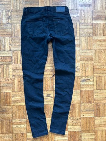 Jean Skinny Noir Déchiré BoohooMan 🖤 - Taille 34 - État Nickel