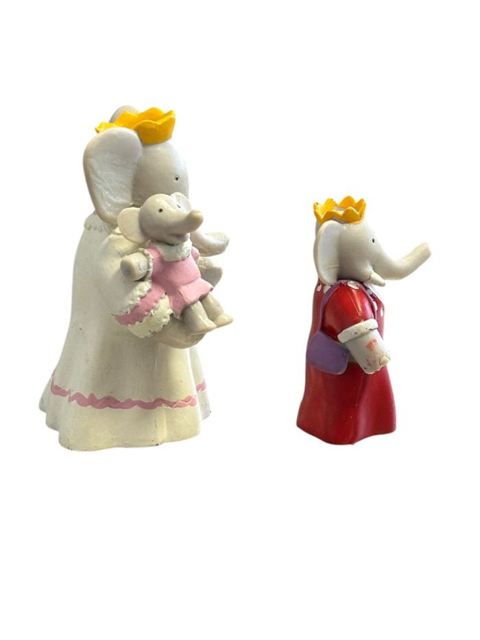 Deux figurines Babar Plastoy - photo numéro 3