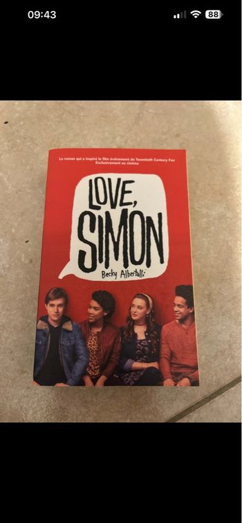 Livre Love, Simon