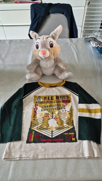 Tee-shirt "boxe" sergent-major 3 ans