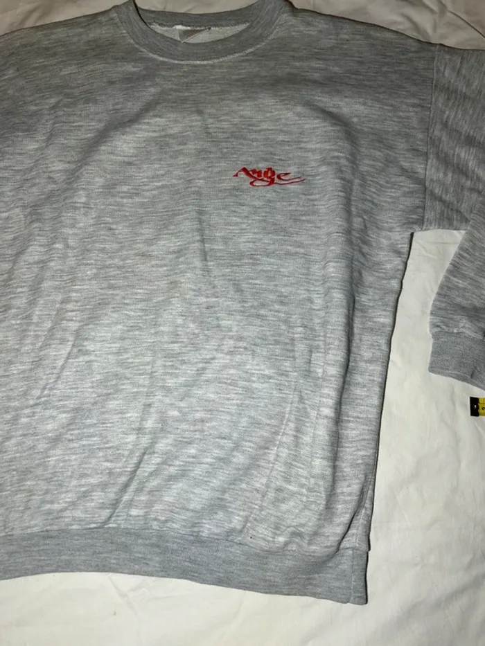 Pull gris vintage - photo numéro 2
