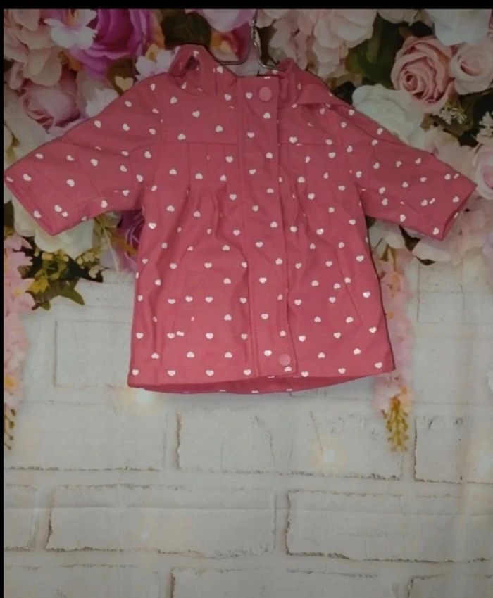 Manteau rose 3mois