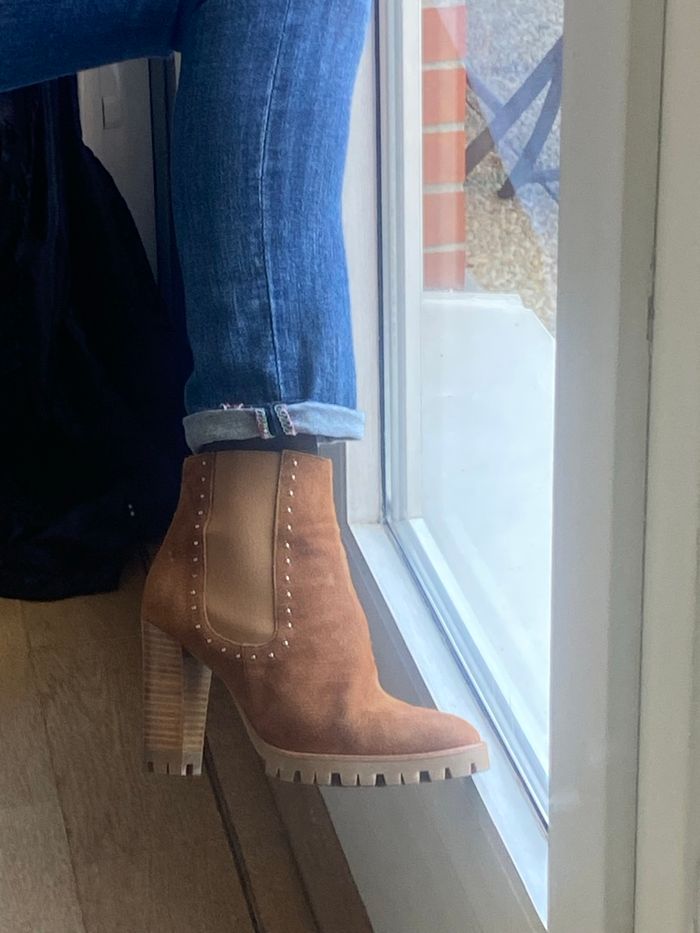 Bottines daim camel The Kooples - photo numéro 7