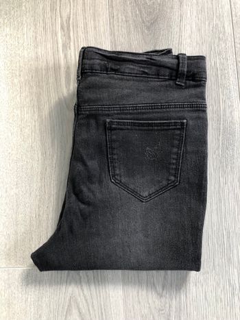 Jeans fille taille 12 ans noir forme slim kiabi