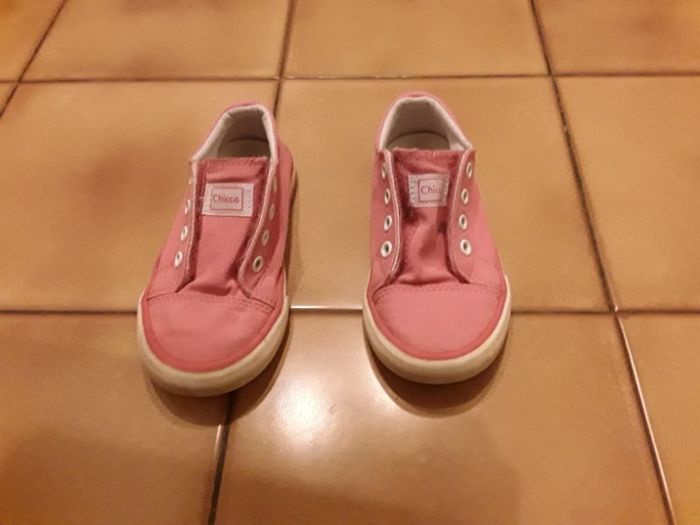Baskets fille en toile rose CHICCO en 26 TBE