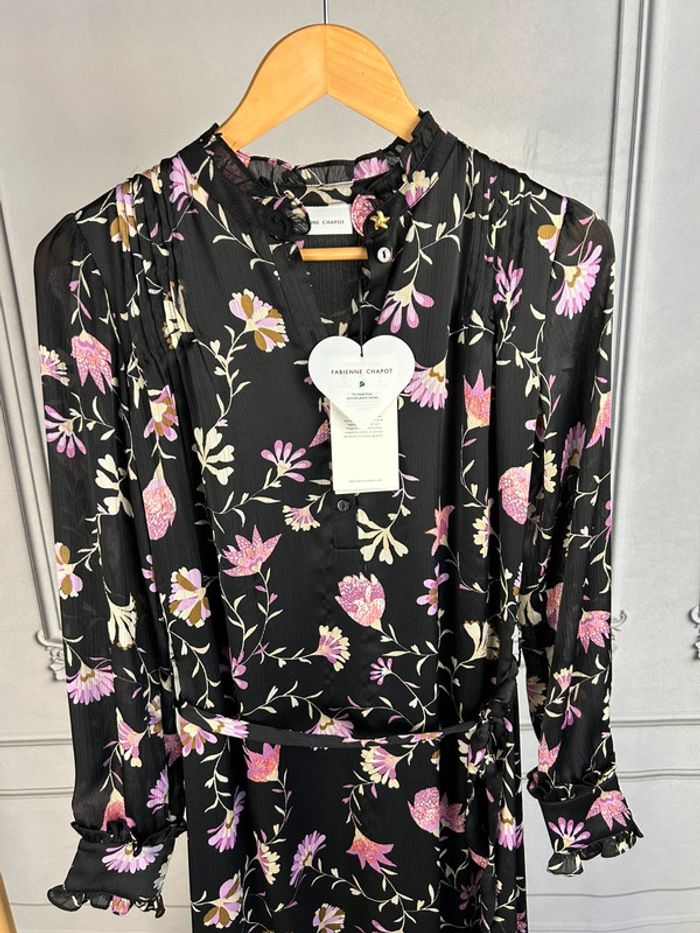 Robe longue Noir Fabienne Chapot T34 neuve - photo numéro 2