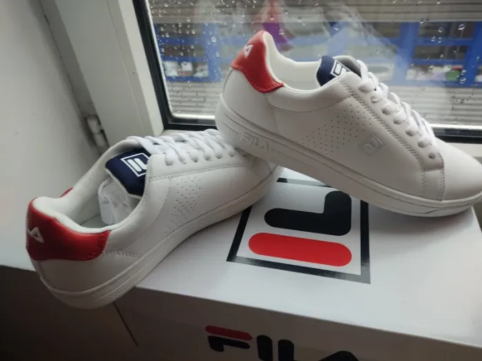 Fila crosscourt baskets basses blanc rouge taille 39 - photo numéro 4