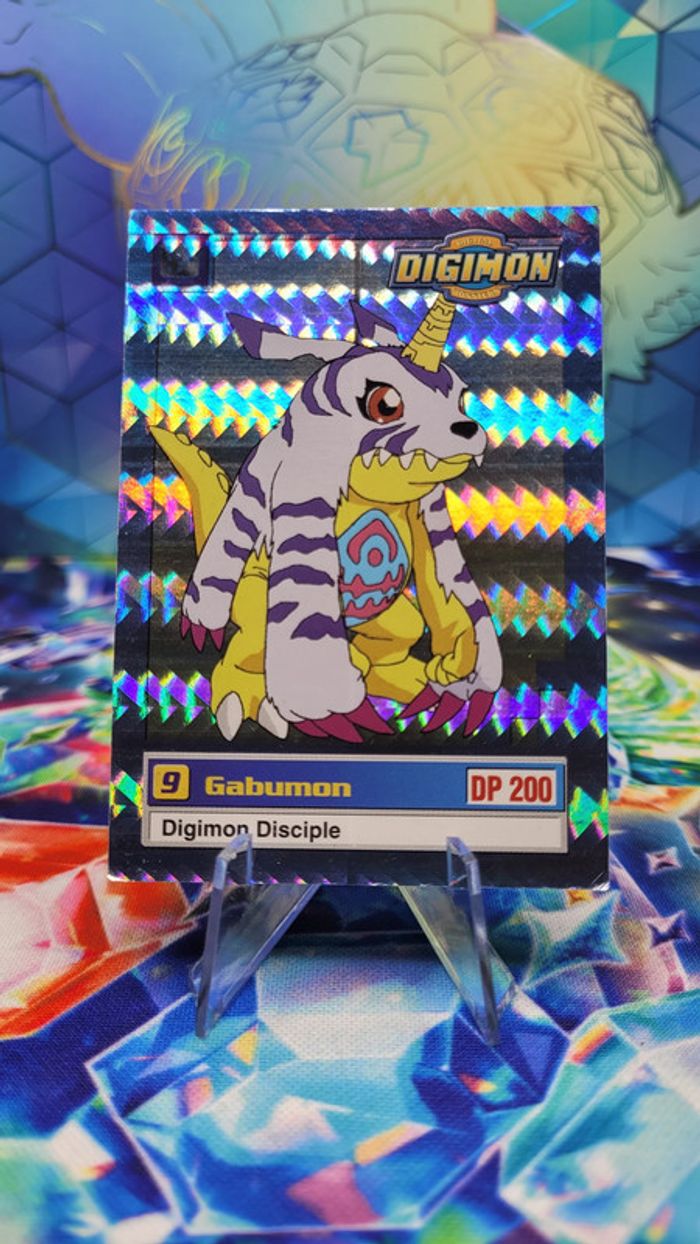 Carte Digimon Gabumon 12/34 (FOIL) Édition Série TV 1999