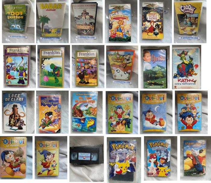 VHS Enfant - Dessins animés