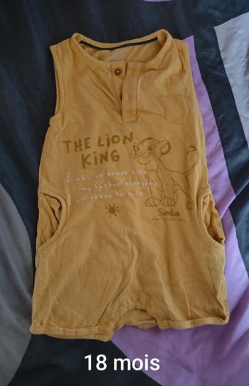 Combinaison 18 mois été