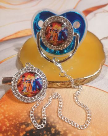 Tétine dragon Ball z bleu