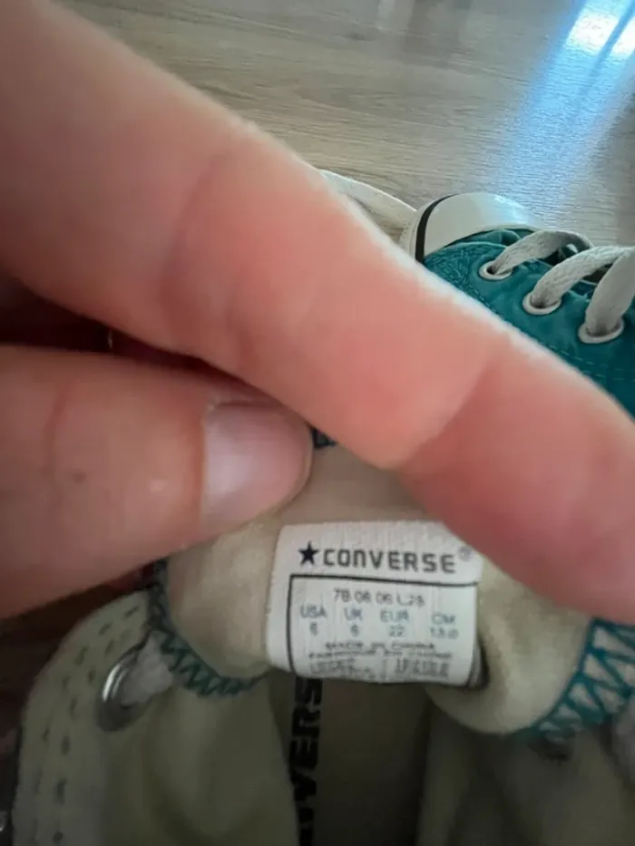 Converses bleues 22 - photo numéro 7