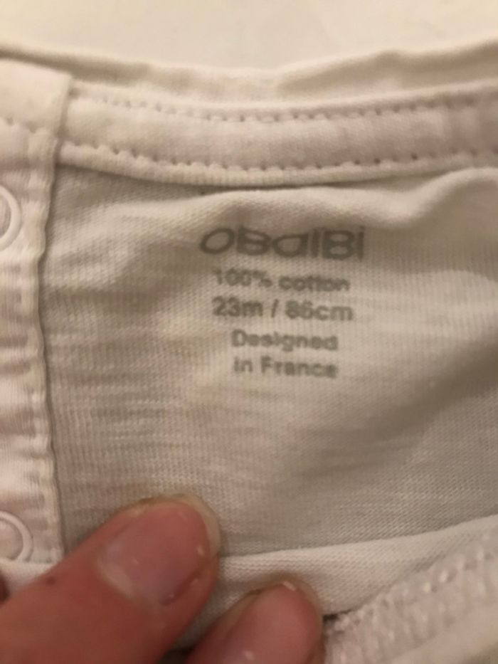 Tee shirt obaibi , motif fleurs - photo numéro 2