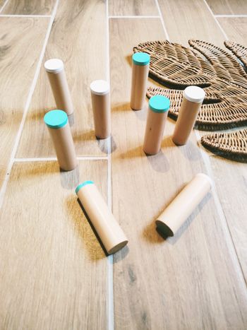 👶Jeu sensoriel 8 cylindres en bois Mémorisation et reconnaissance des sons