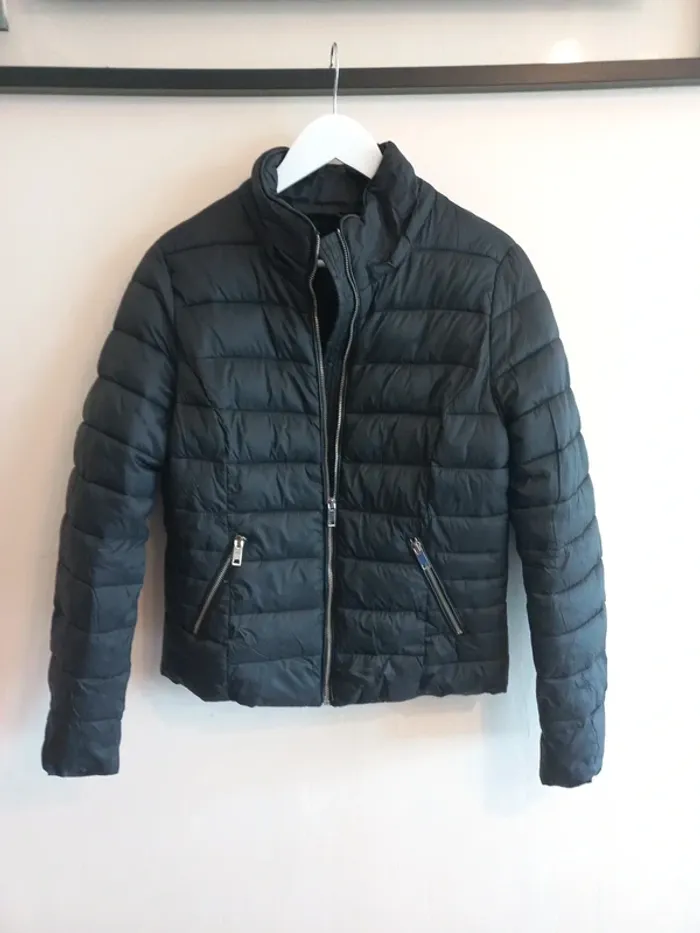 Veste matelassée noire doublée