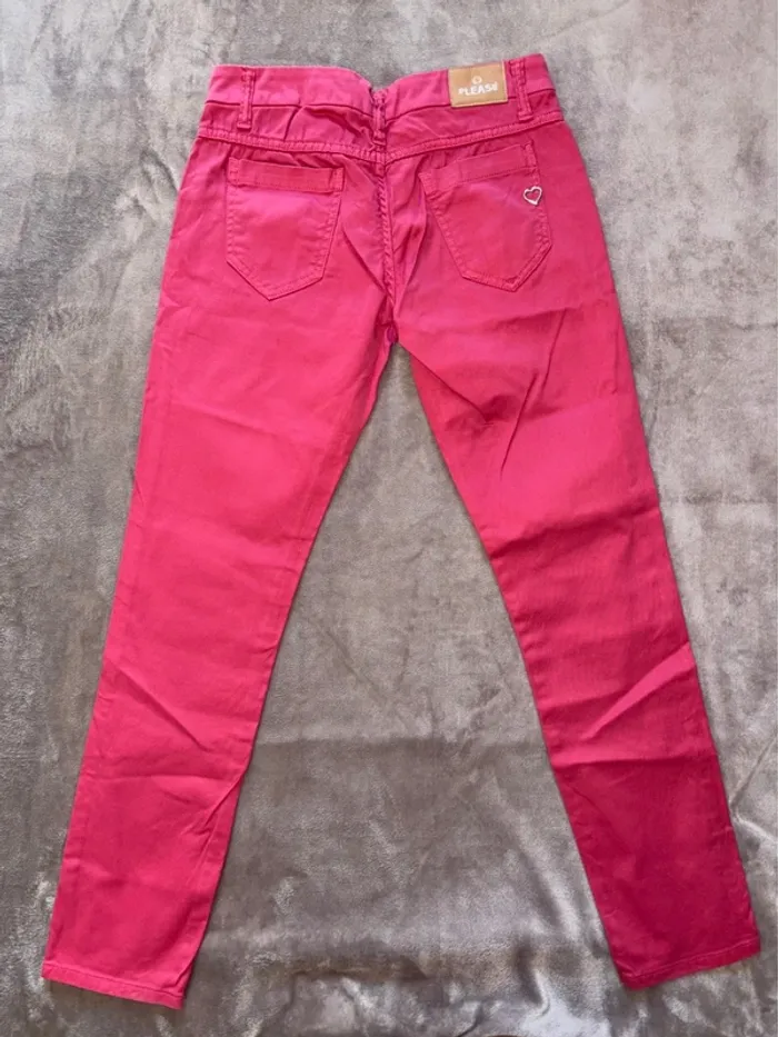 Pantalon chino rose femme taille 34 Please en très bon état - photo numéro 7