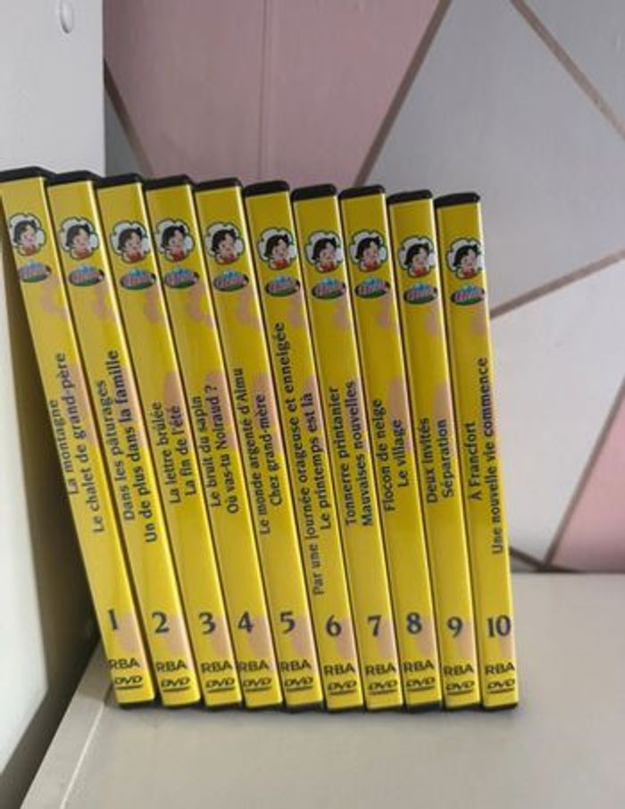 Collection  10 DVD Heidi Studio 100 Dessin animé enfance - photo numéro 2