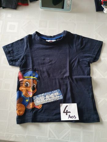 T-shirt pat patrouille 4 ans