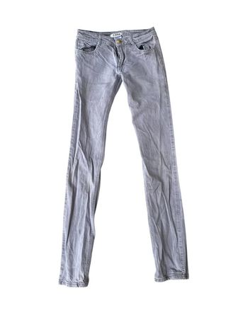 Jean slim Chloé gris clair taille 36