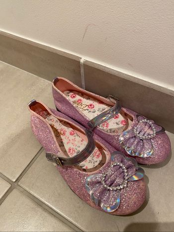 Ballerine rose paillettes fille