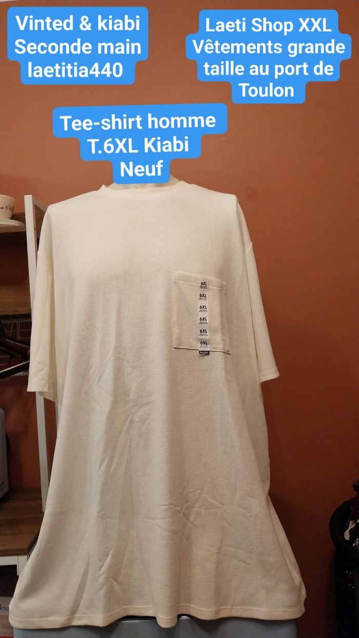 Tee-shirt homme T.6XL Kiabi