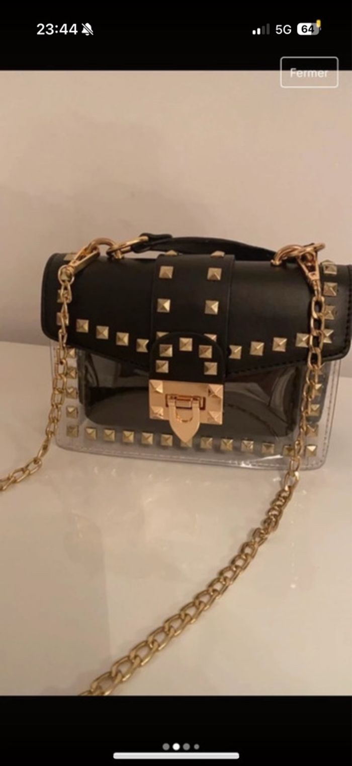 Sac à main/bandoulière  clouté neuf