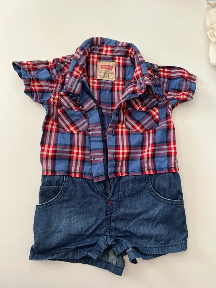 Combishort Levi’s bébé – 6 mois