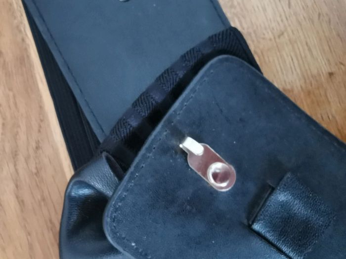 Ceinture large noir élastique. Taille 83 cm - photo numéro 6