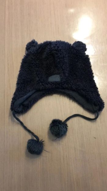 Bonnet tape à l’œil marine 3/6 mois