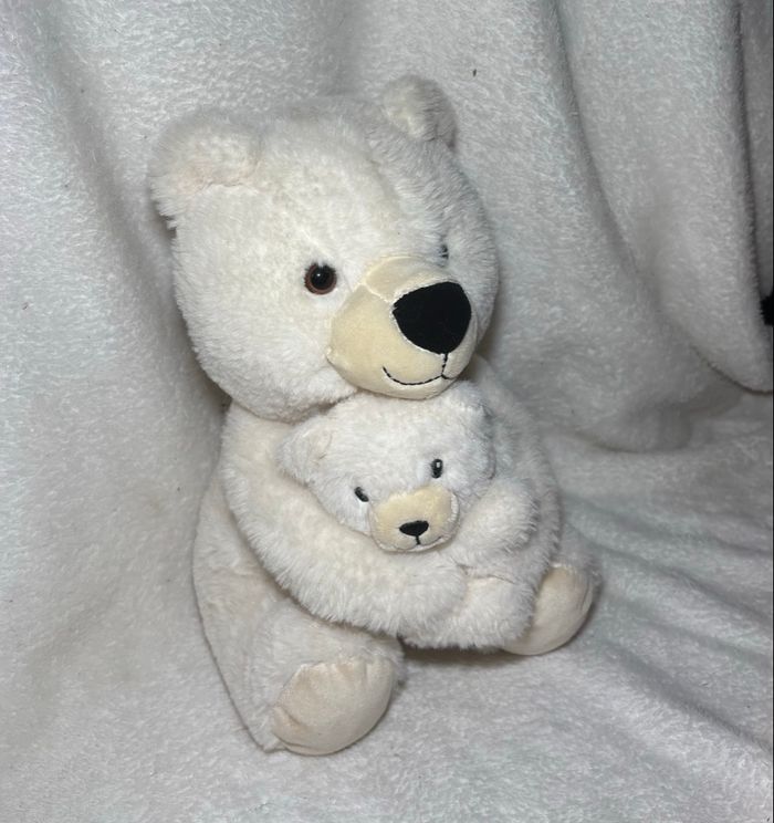 🐻 Peluche maman ours et son bébé – Douceur infinie - photo numéro 4