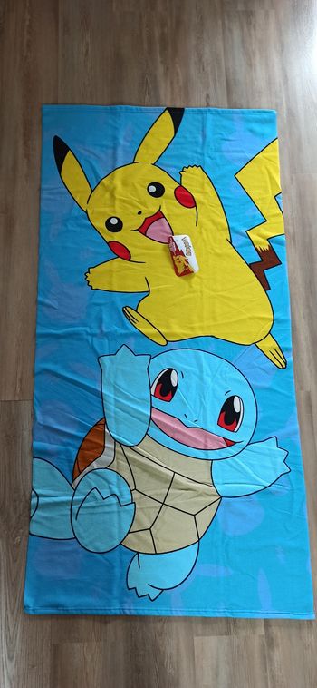 Serviette de toilette drap de bain pokemon