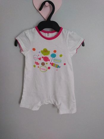 Barboteuse combinaison bonbons Orchestra 12 mois