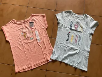 Lot t shirts fille 10 ans