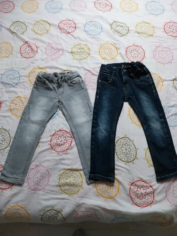 Lot de 2 jeans garçon 4 ans