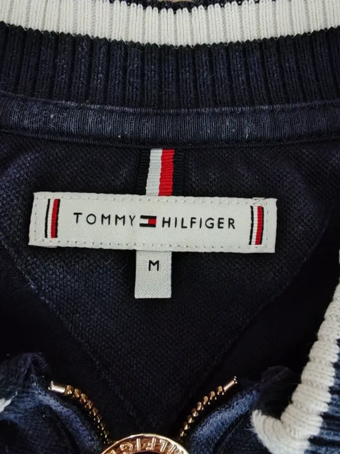 Polo noir tommy Hilfiger femme taille M - photo numéro 6