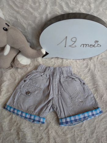 Short Garçon 12 mois B&Y Jeans