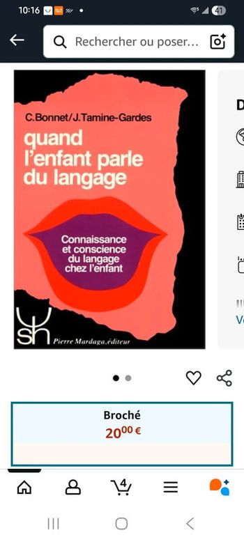 Quand l enfant parle du language