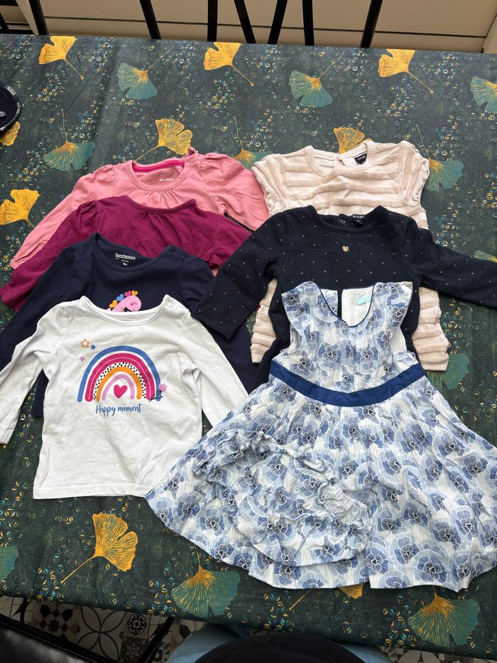 Lot de 25 vêtements bébé fille 9 mois - photo numéro 3