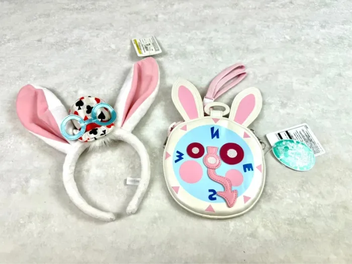 Ensemble Ears (serre-tête) et sacoche Disney Lapin Blanc Alice - Tokyo Disneyland - photo numéro 20